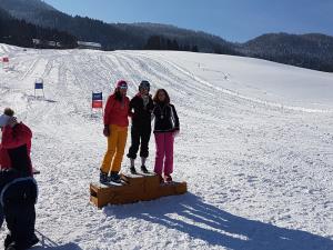 Zima, bogata s snegom, omogočila tekmovanja na Glukovih njivah 1